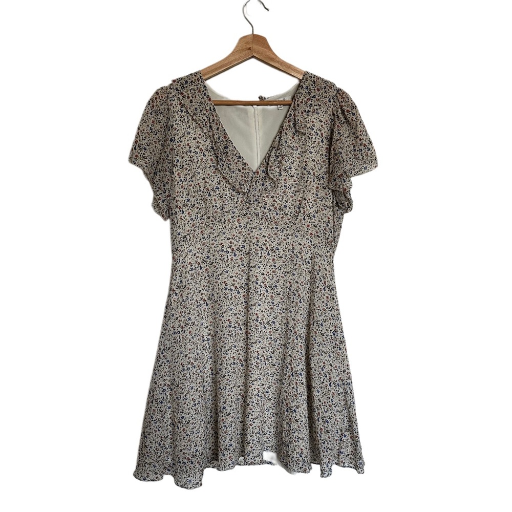 Madewell Silk Floral Dress